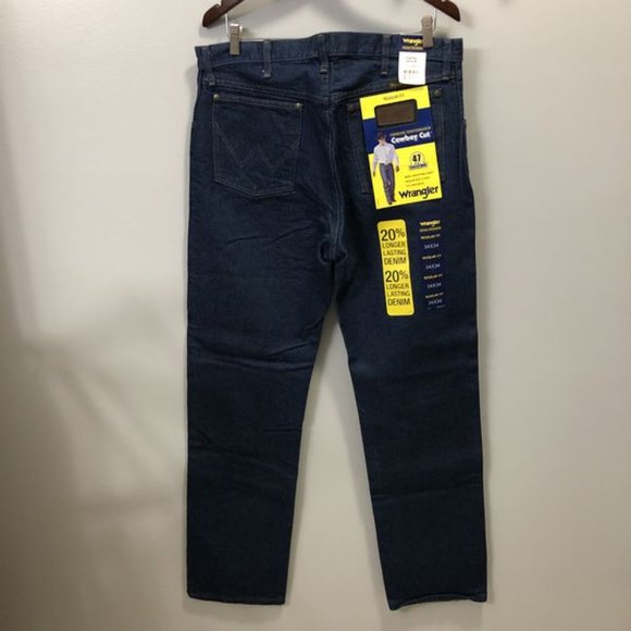 NWT - Wrangler Men's 47Mwz Premium Performance Cowboy Cut Regular Fit size 34x34 - Picture 4 of 7